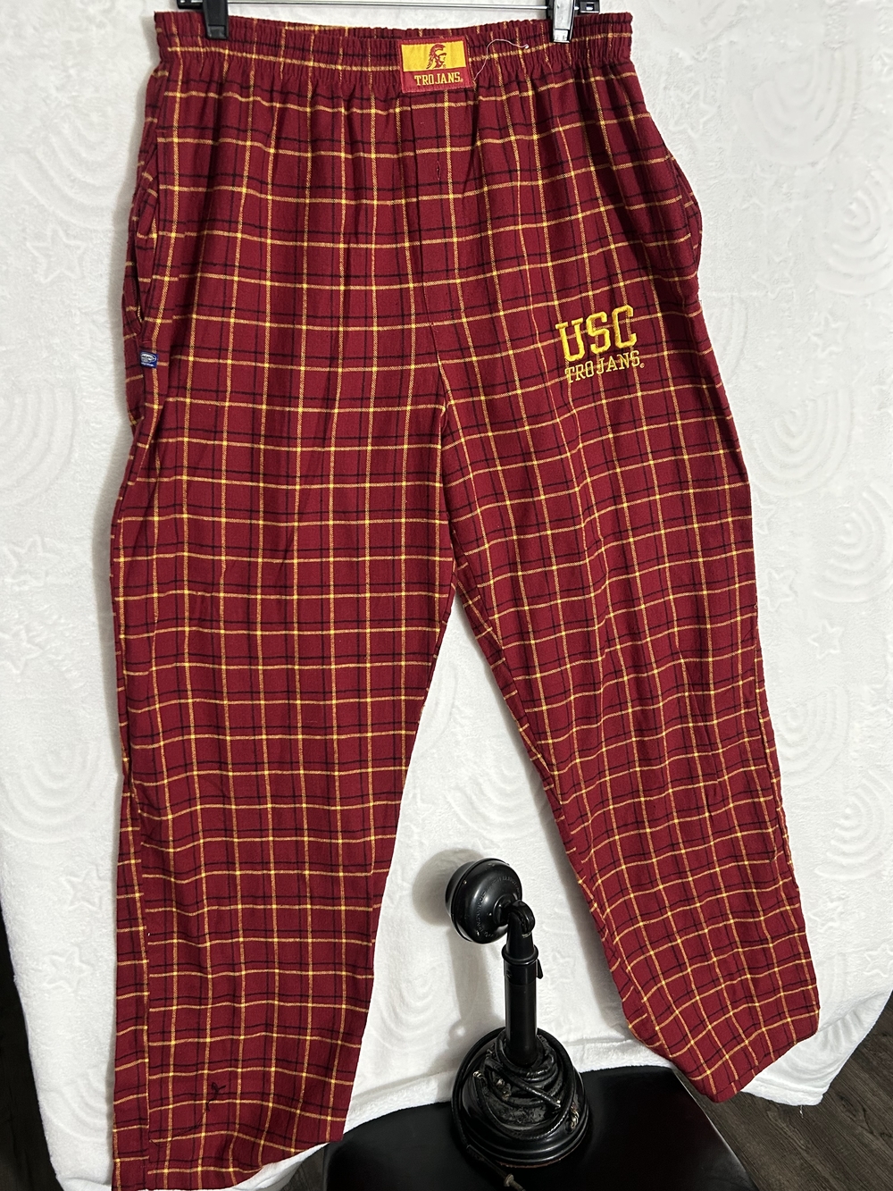Fanatics USC Trojans Maroon and Gold Plaid Lounge Pants